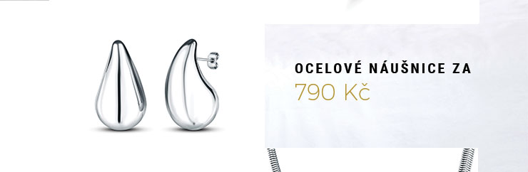 Ocelové náušnice