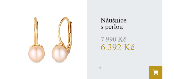 Náušnice s perlou