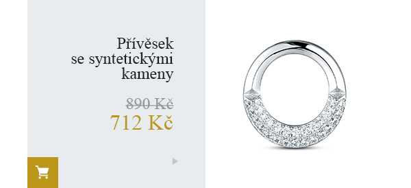 Přívěsek se syntetickými kameny
