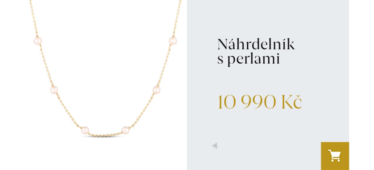 Náhrdelník s perlami