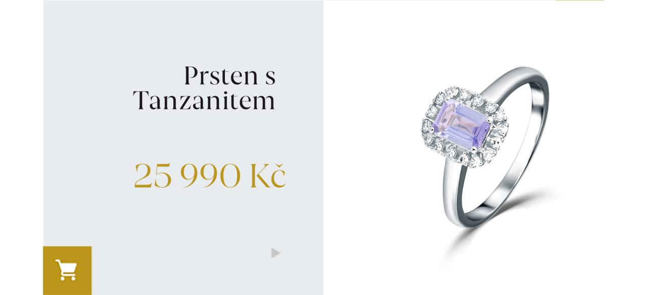 Prsten s Tanzanitem