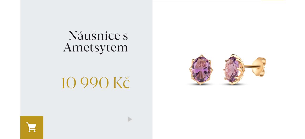 Náušnice s Ametystem
