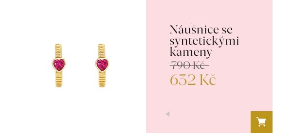 Náušnice se syntetickými kameny