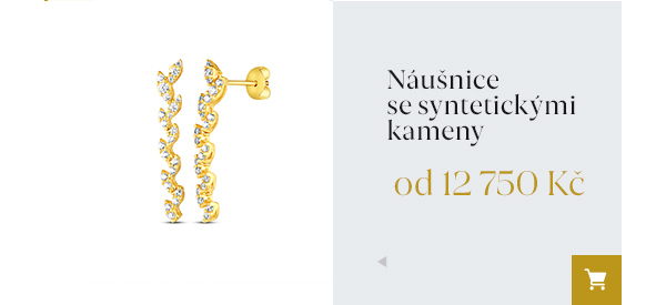 Náušnice se syntetickými kameny od 12 750 Kč