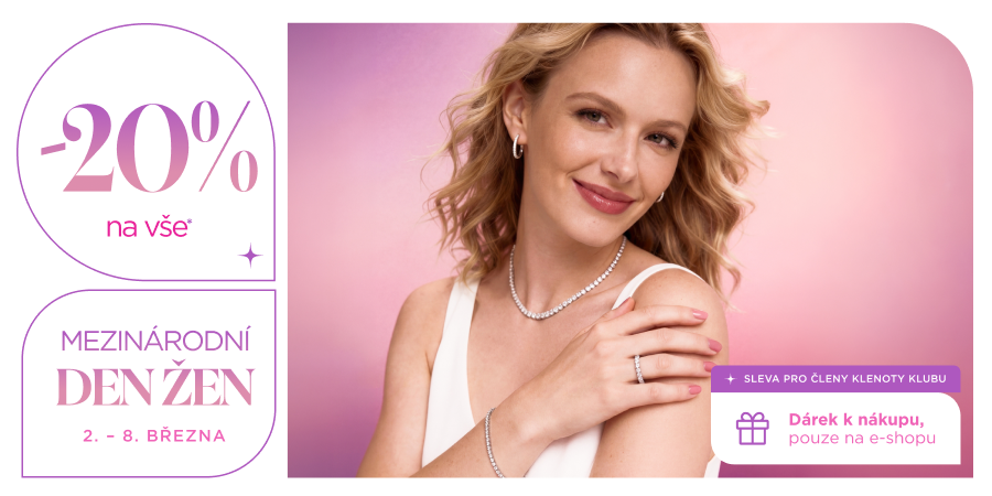 Sleva 20 % na vše* a na e-shopu navíc dárek k nákupu!