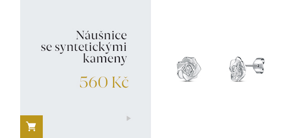 Náušnice se syntetickými kameny 560 Kč