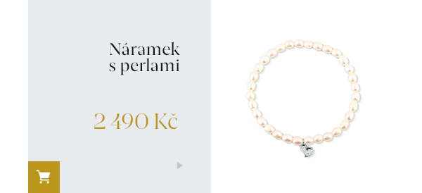 Náramek s perlou 2 490 Kč