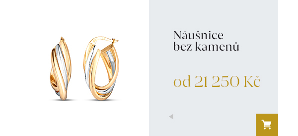 Náušnice bez kamenů od 21 250 Kč