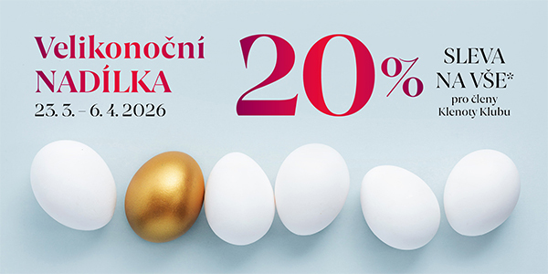 Velikonoční nadílka 20 % na vše*!
