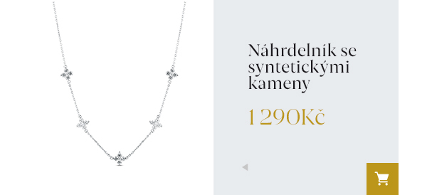 Náhrdelník se syntetickými kameny 1 290 Kč