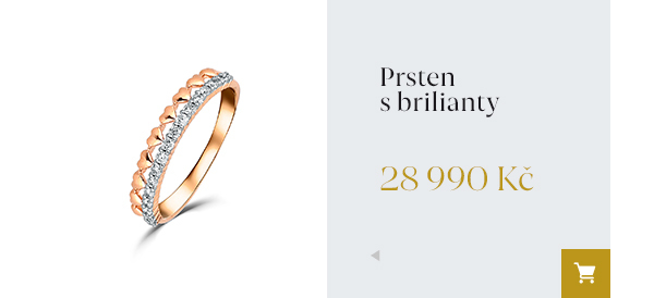 Prsten s brilianty 28 990 Kč