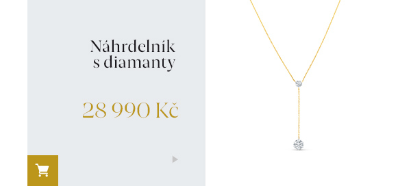 Náhrdleník s diamanty 28 990 Kč