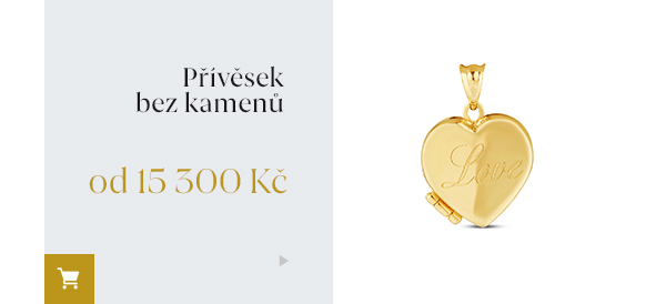 Přívěsek bez kamenů od 15 300 Kč