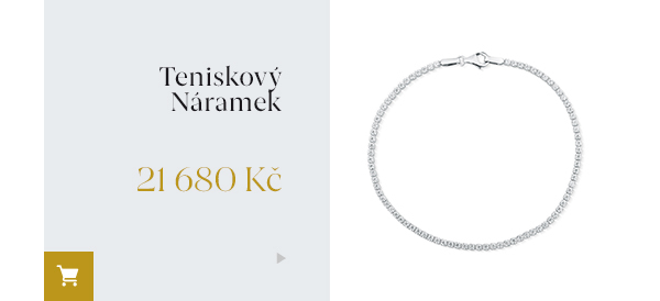 Tenisový náramek 21 680 Kč