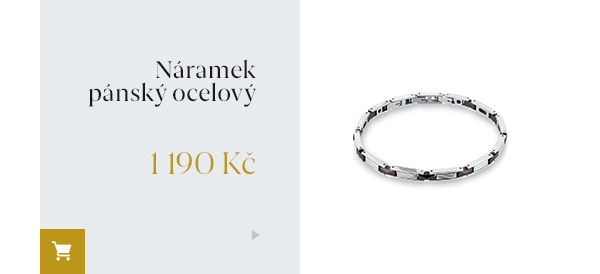 Náramek pánský ocelový