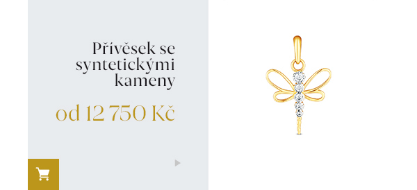 Přívěsek se syntetickými kameny od 12 750 Kč