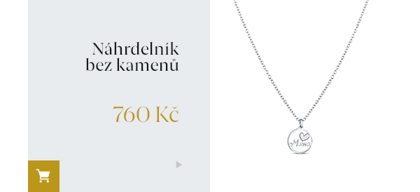 Náhrdelník bez kamenů 760 Kč