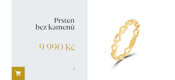 Prsten bez kamenů 9 990 Kč