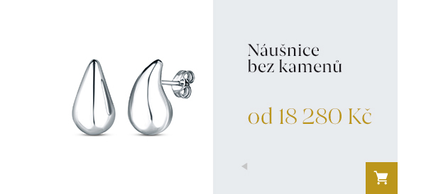 Náušnice bez kamenů od 18 280 Kč