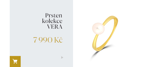 Prsten s perlou 7 990 Kč