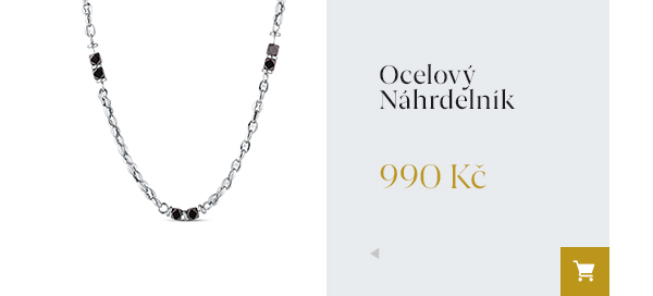 Ocelový náhrdelník 990 Kč