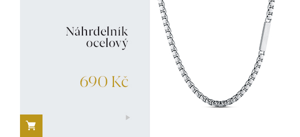 Náhrdleník ocelový 690 Kč