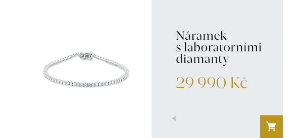 Náramek s laboratorními diamanty 29 990 Kč