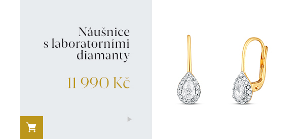 Náušnice s laboratorními kameny 11 990 Kč