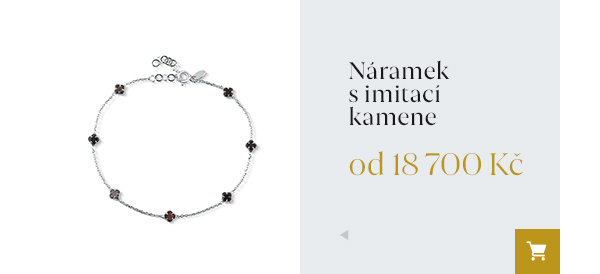 Náramek s imitací kamene od 18 700 Kč