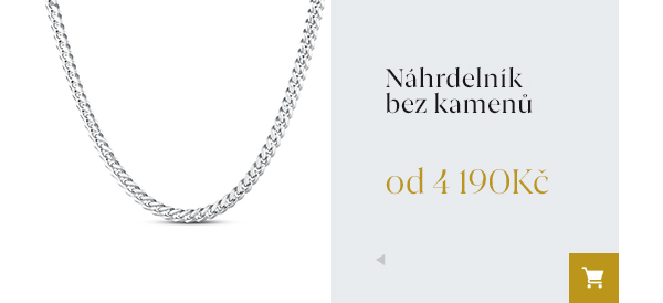 Náhrdelník bez kamenů od 4 190 Kč