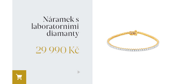 Náramek s laboratorními diamanty 29 990 Kč